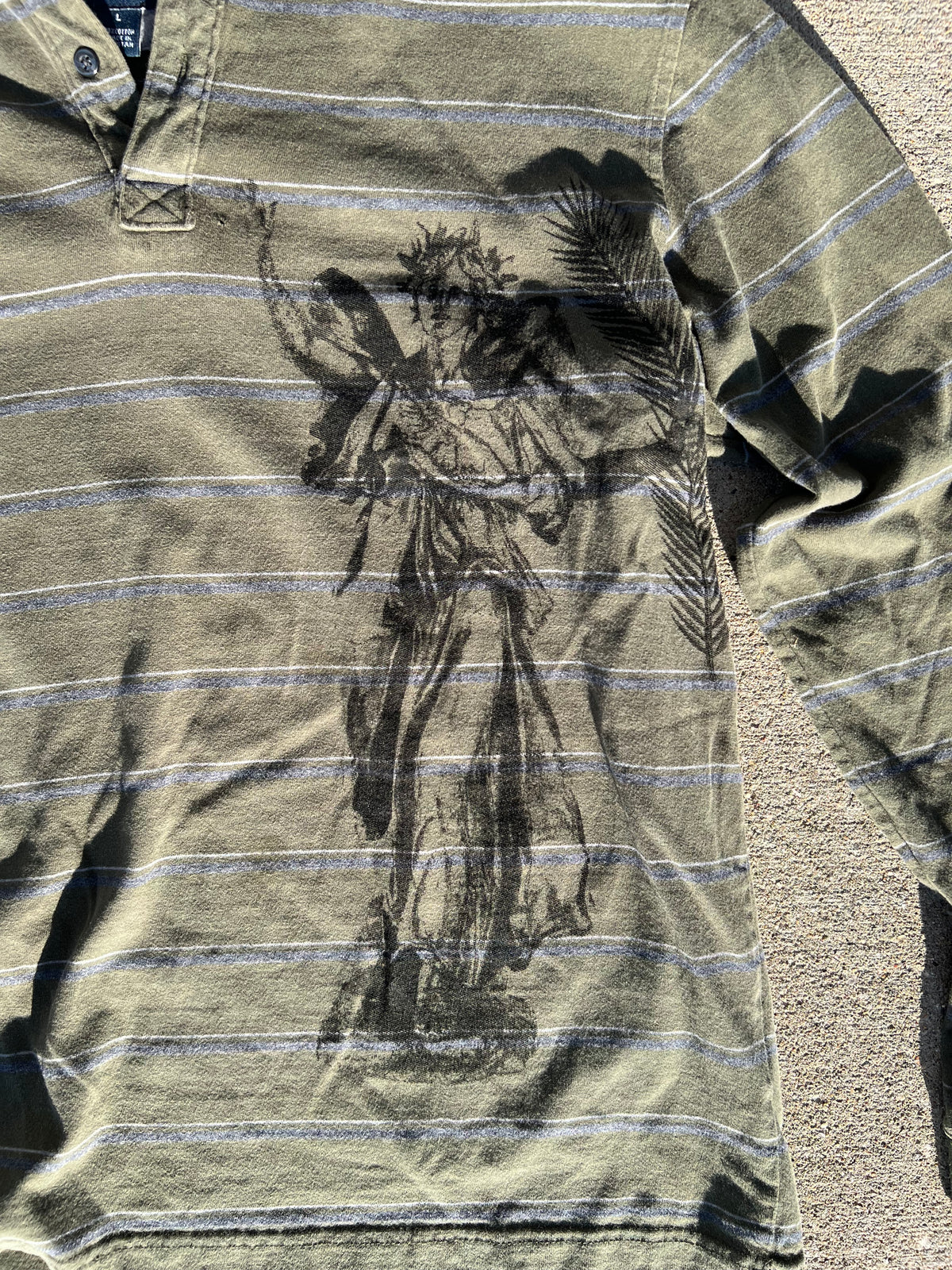 One of one Long sleeve polo