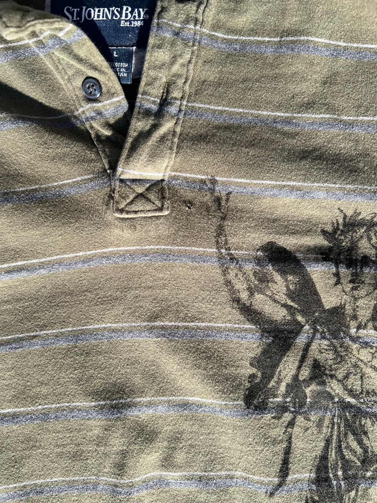 One of one Long sleeve polo