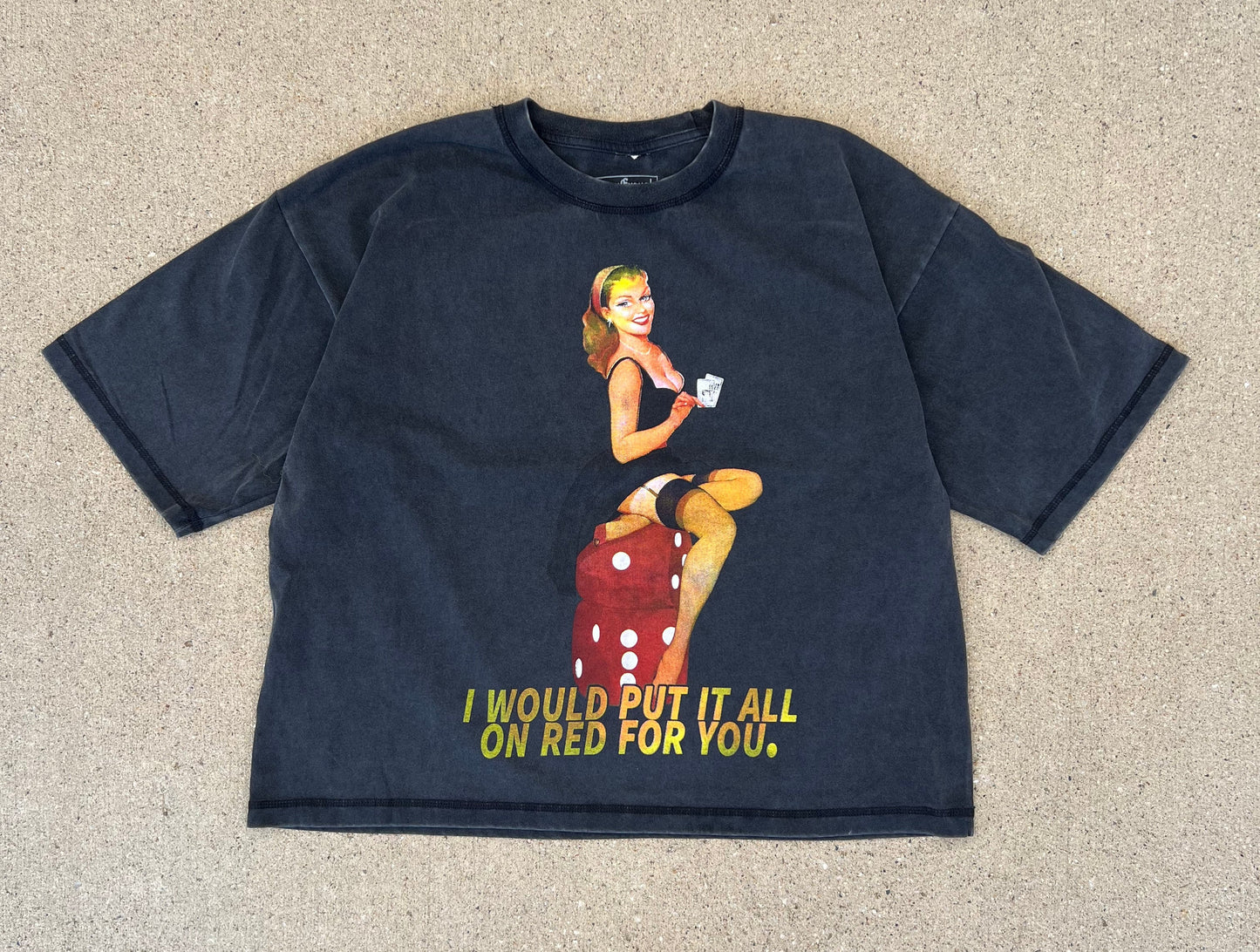 ALL ON RED TEE