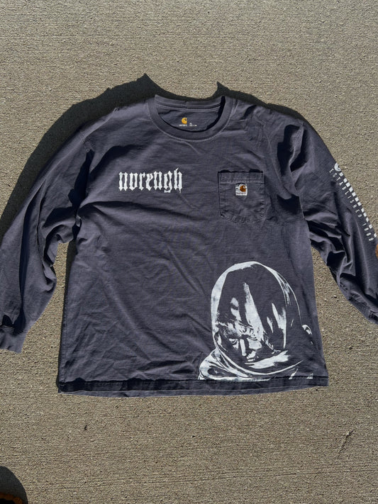 One of one long sleeve pocket tee