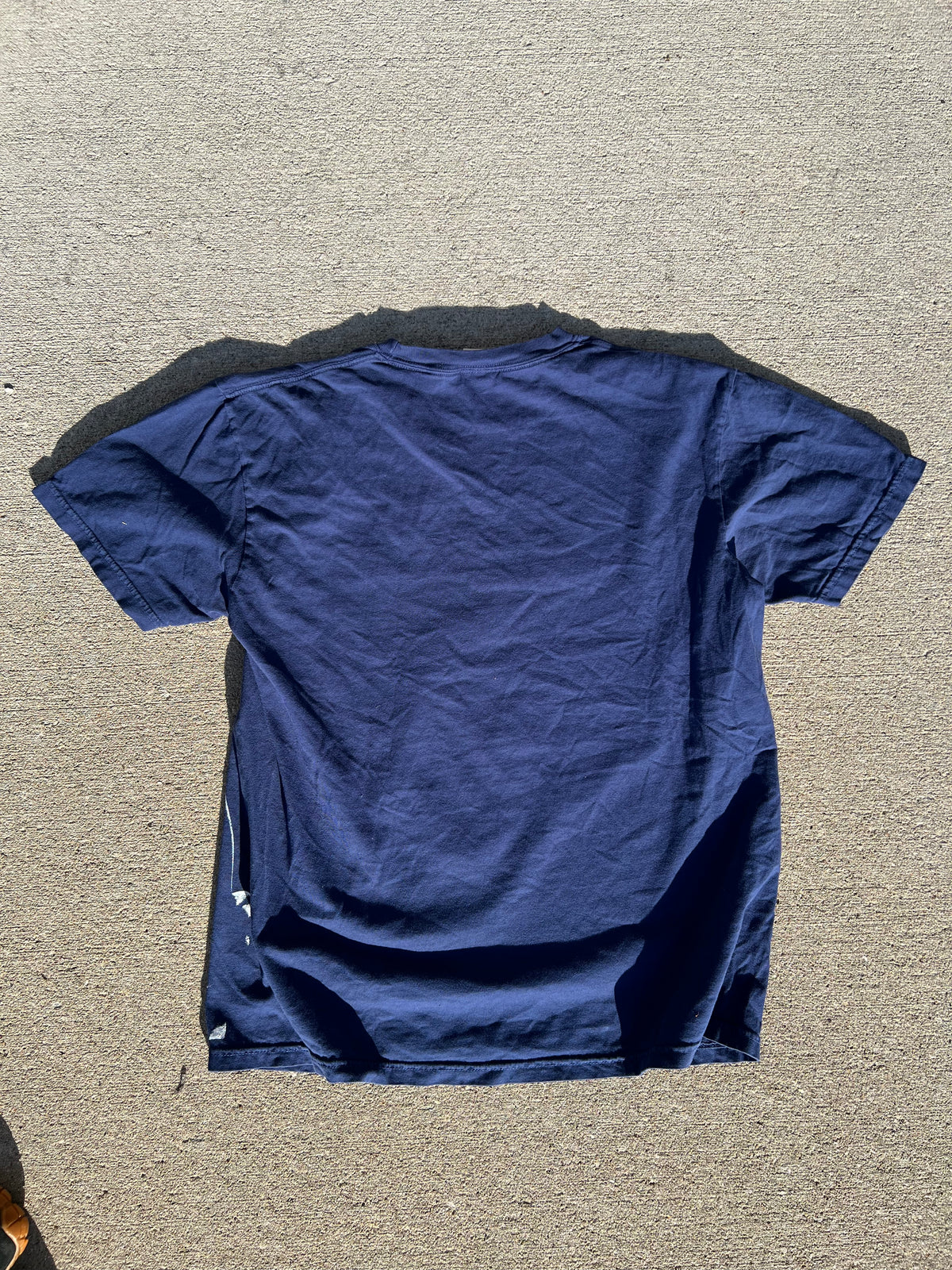 One of on blue tee