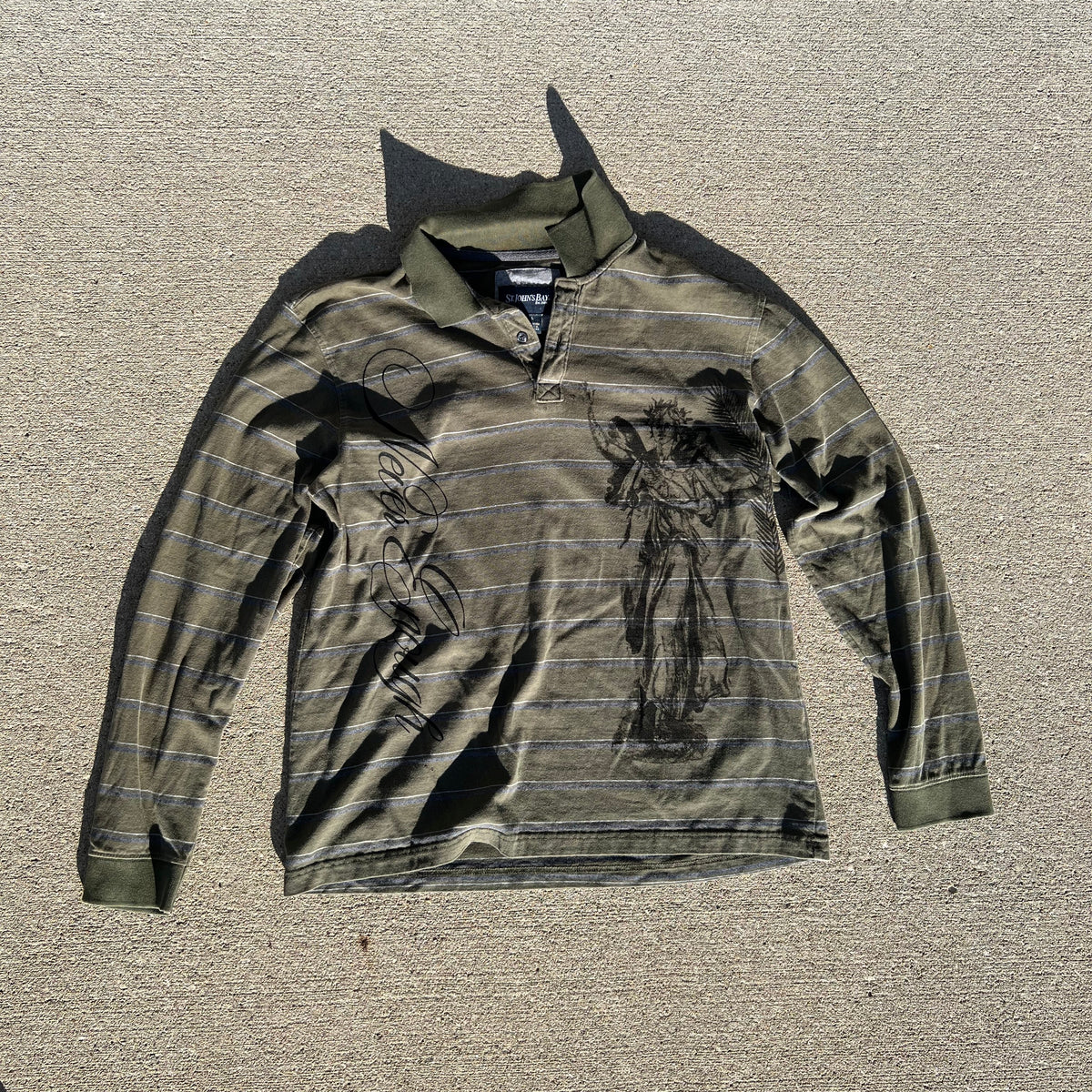 One of one Long sleeve polo
