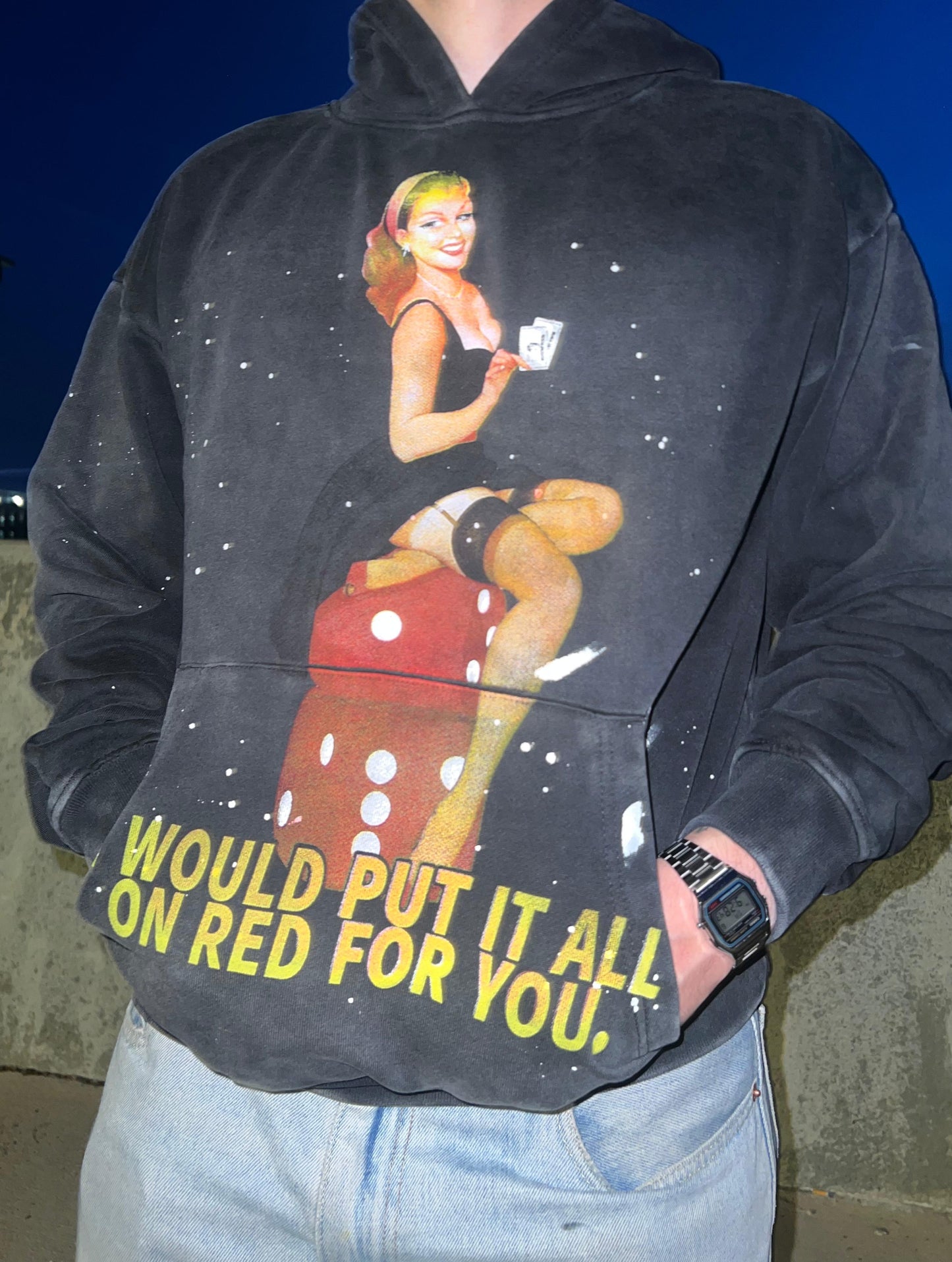 ALL ON RED HOODIE