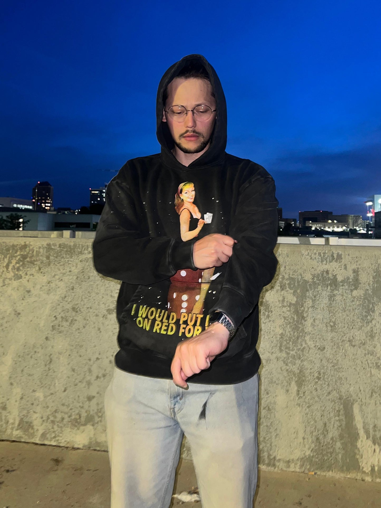 ALL ON RED HOODIE